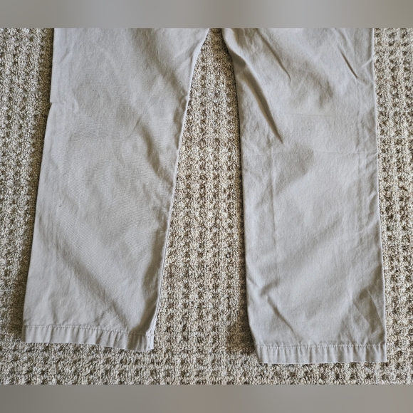 Mens Old Navy Kahaki 38x30 Pants Slim Chino Straight Leg 4 Pockets Flat Front - Picture 4 of 13